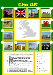 English Worksheet: The UK