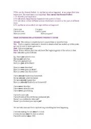 English worksheet: Present Perfect