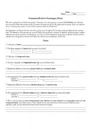 English Worksheet: exam form