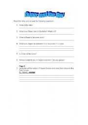 English worksheet: Activities on the storybook Duper and the Spy