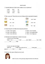 English worksheet: worksheet