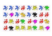 English Worksheet: Dominoes - Colors