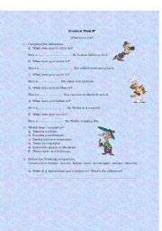 English Worksheet: Whats your job?