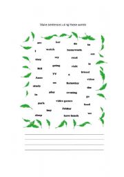English Worksheet: Vocabulary