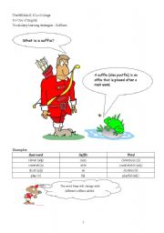 English Worksheet: Prefix