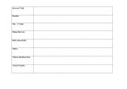 English Worksheet: World War I Technologies and Causualities 