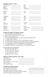 English Worksheet: Past simple