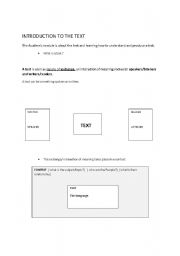 English worksheet: Introduction to the text