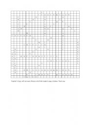 English Worksheet: Teethcare Crossword puzzle