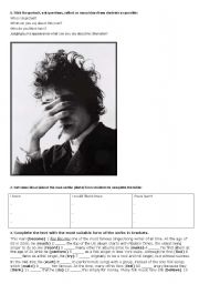 English Worksheet: Bob Dylan 