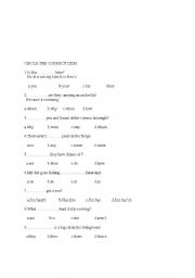 English worksheet: exam 