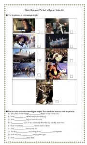 English Worksheet: Titanic Theme Song- Simple Past- with key!