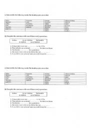 English Worksheet: worksheet on fashion