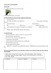 English Worksheet: Pink Panther 2 - Reported Speech