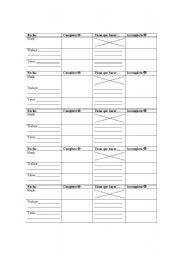 English Worksheet: Stamp Sheet