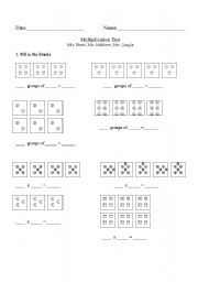 English worksheet: Measurement Test