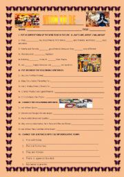 English Worksheet: verb to be