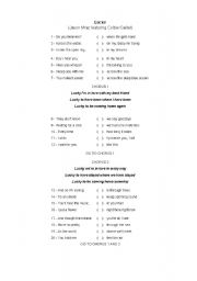 English worksheet: Lucky - Jason Mraz featuring Colbie Caillat