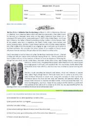 English Worksheet: Kat von Ds artwork