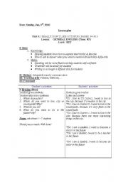 English Worksheet: lesson plan_teaching children