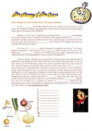 English Worksheet: The History of The Onion
