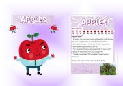 English Worksheet: FRUITS BOOKLET (4) B/W included
