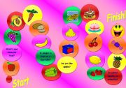 English Worksheet: Food items game