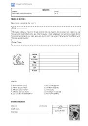 English Worksheet: REVIEW OF PRESENT SIMPLE