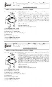 English Worksheet: Shrek