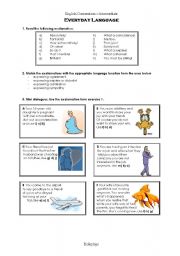 English Worksheet: Conversation For Adults