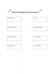 English Worksheet: if clauses