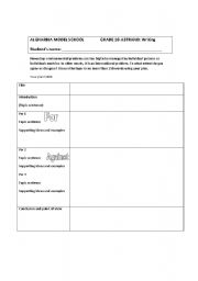English Worksheet: Discussion essay. (Environemtal problems) Who is responsible