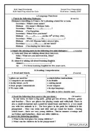 English Worksheet: english exercise