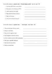 English worksheet: Passive voice