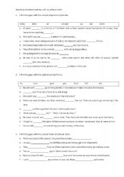 English Worksheet: Phrasals New Headway Pre intermediate fap filling