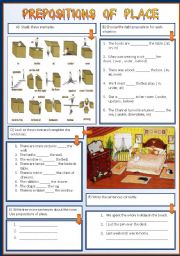 Prepositions of place