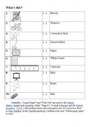 English worksheet: What is it? (2)