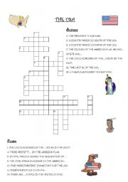 THE USA: CROSSWORD