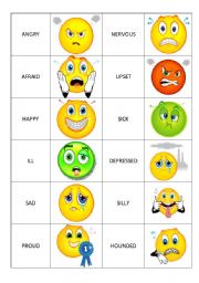 English Worksheet: Emotions 