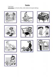 English Worksheet: FAMILY CHORES