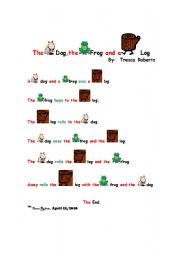 The Dog, the Frog, and a Log Rebus