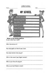 English worksheet: comprehension