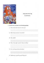 English worksheet: EScape from Planet Zog