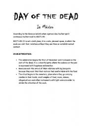 English Worksheet: DAY OF THE DEAD