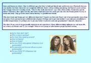 English worksheet: Sussie and Danna