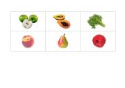 English worksheet: Fruit and Veg flashcards - page 2 of 3