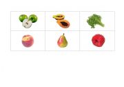 English Worksheet: Fruit and Veg flashcards - page 2 of 3