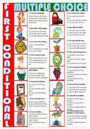 First Conditional: Multiple choice