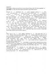 English Worksheet: Articles exercises