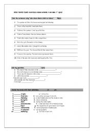 English worksheet: quz